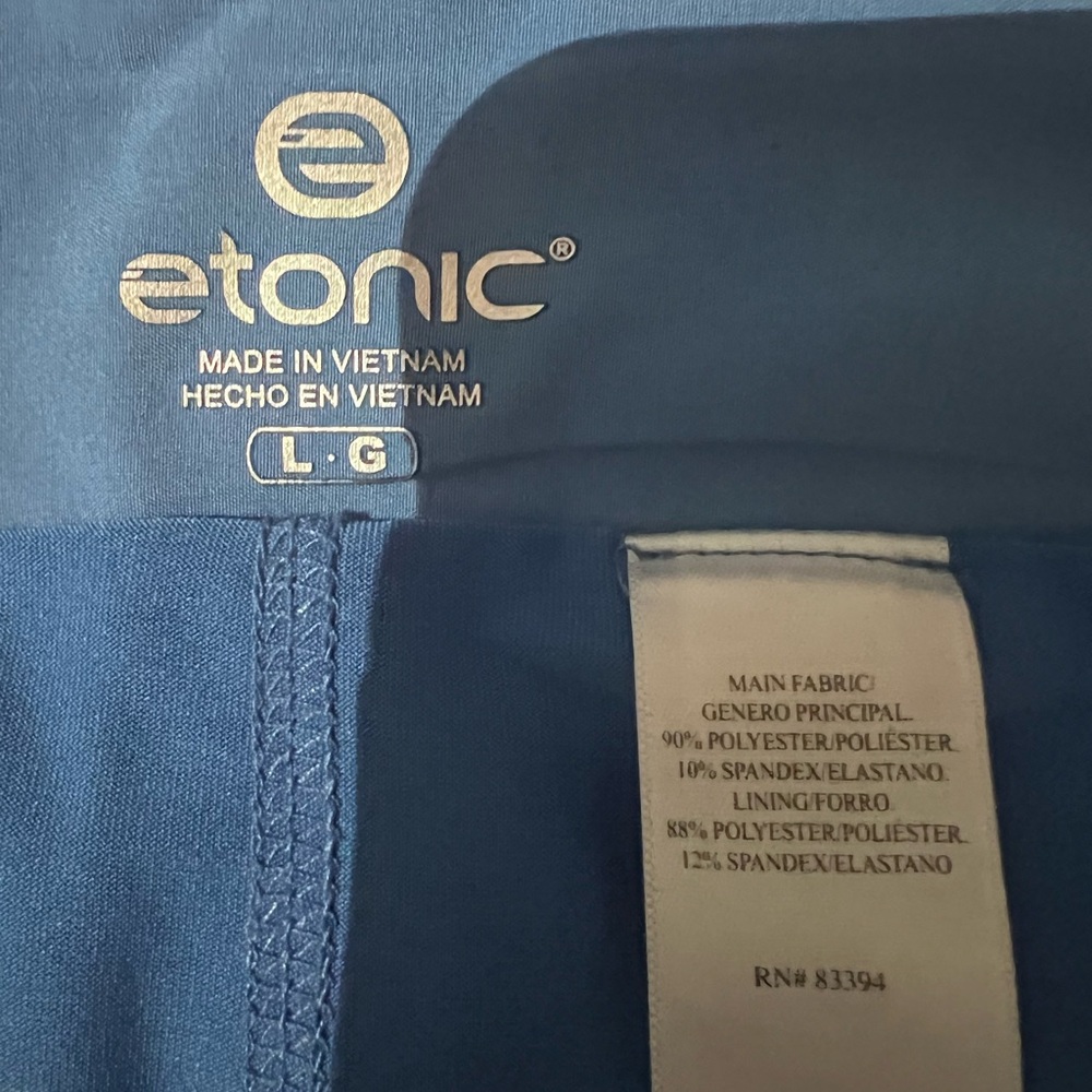 Etonic Blue Pleated Skirt - Picture 2 of 3